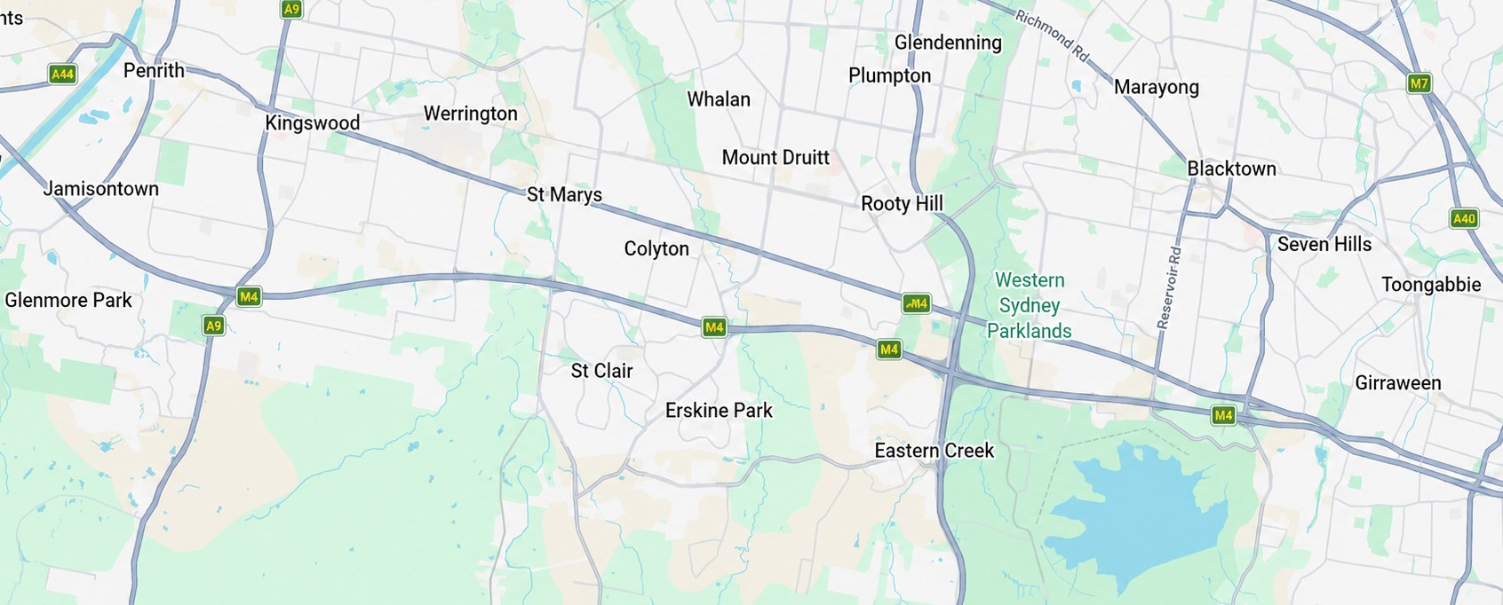 S&J Yard Maintenance service area - Western Sydney